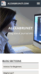 Mobile Screenshot of alexabrunet.com